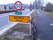 Diekirch'e ulaştım.