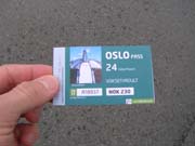 Oslo Pass kart.